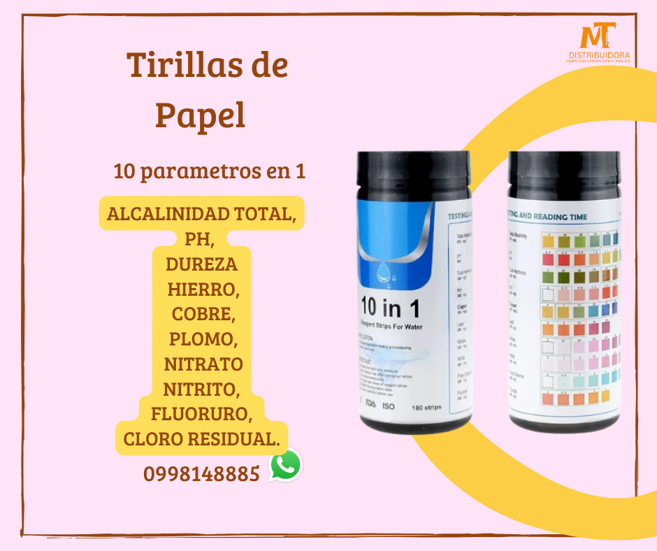 Test Strips PapeL pH 10 IN 1 