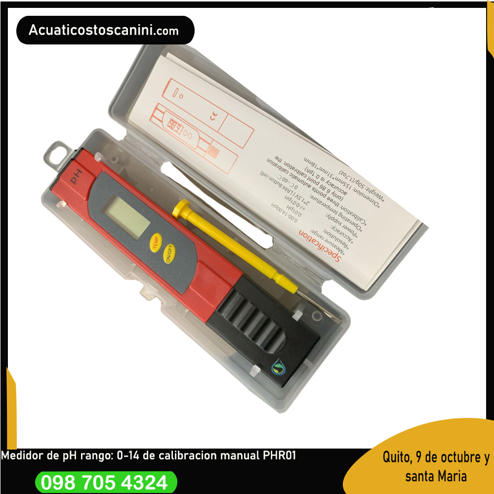 Ph Metro Digital Doble Decimal Con Calibracion Manual